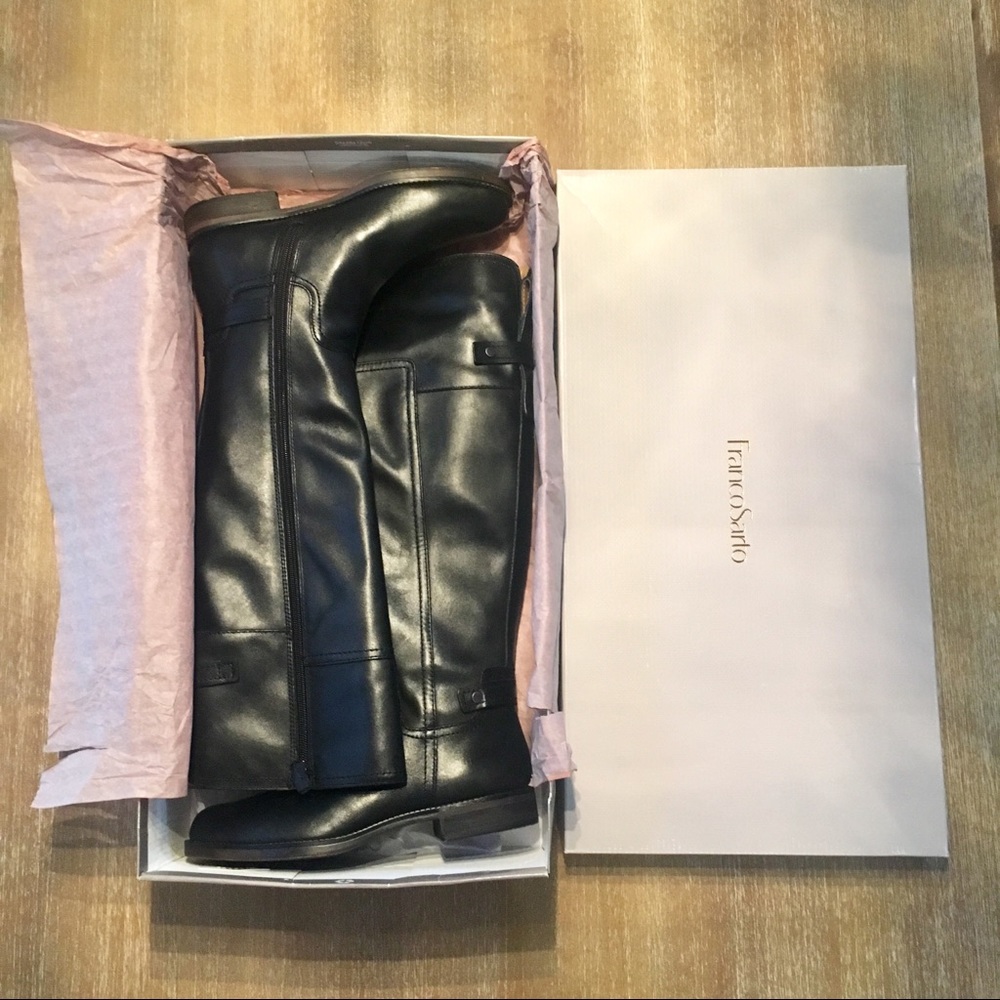 NWB!! Franco Sarto Genuine Leather Riding Boots!!